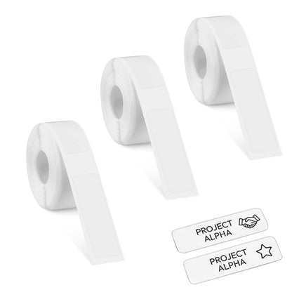 3 Rolls Label Paper for Phomemo D30 Self Adhesive Thermal Labels for Office Study Home