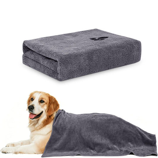 70x140cm Microfiber Pet Towel, Absorbent Drying Towel for Dogs, Lightweight Cloth for Home and Travel