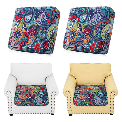 4Pcs Patio Cushion Covers Stretchable Outdoor Seat Cushion Covers for Furniture