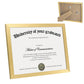 Certificate Frame with PVC for Diploma Document Photo Display
