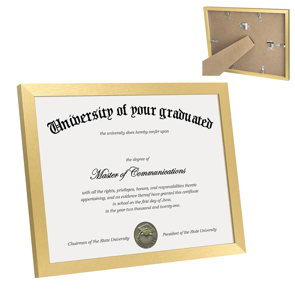 Certificate Frame with PVC for Diploma Document Photo Display