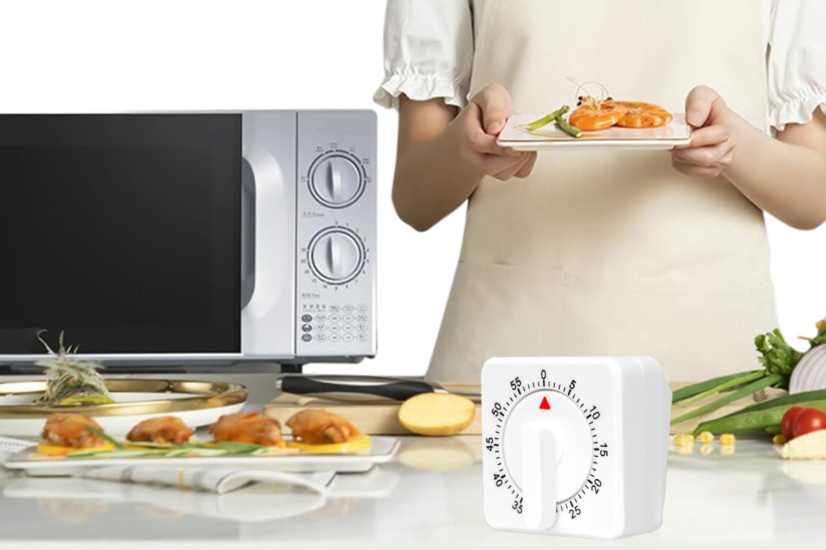 Mechanical Kitchen Timer Battery-Free Countdown Timer for Cooking Studying