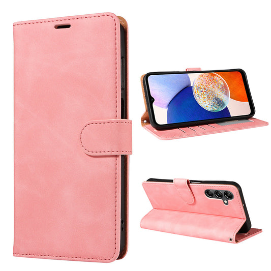 RFID Protective Flip Wallet Case Compatible with Samsung A17 A37 and A57-Pink