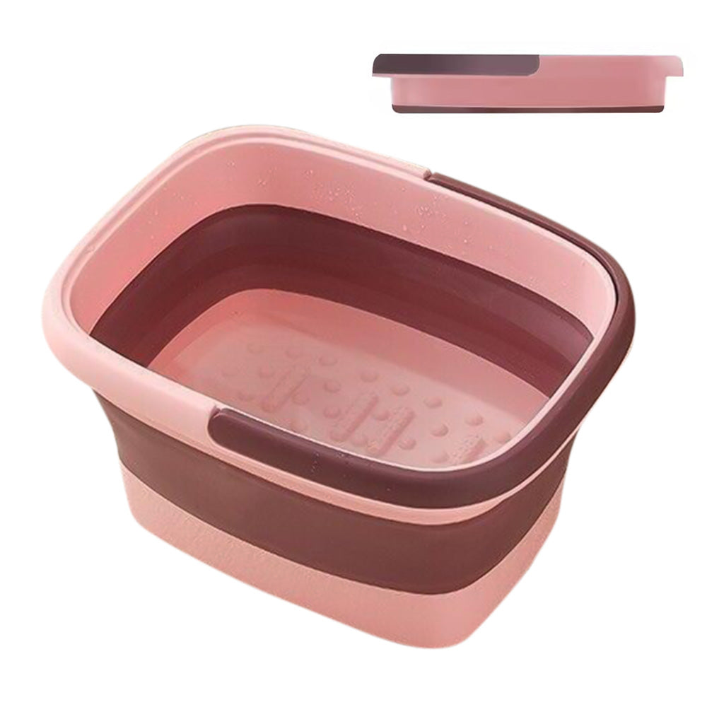 Collapsible Foot Bath Basin for Soaking Feet Foot Tub with Massage Acupoint