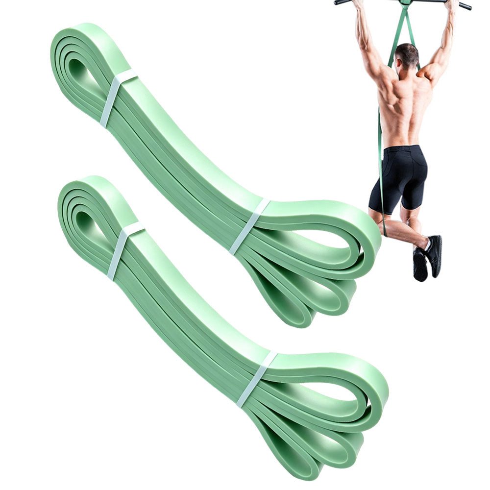 2 Pack Fitness Yoga Elastic Resistance Strap Strength Training Power Band