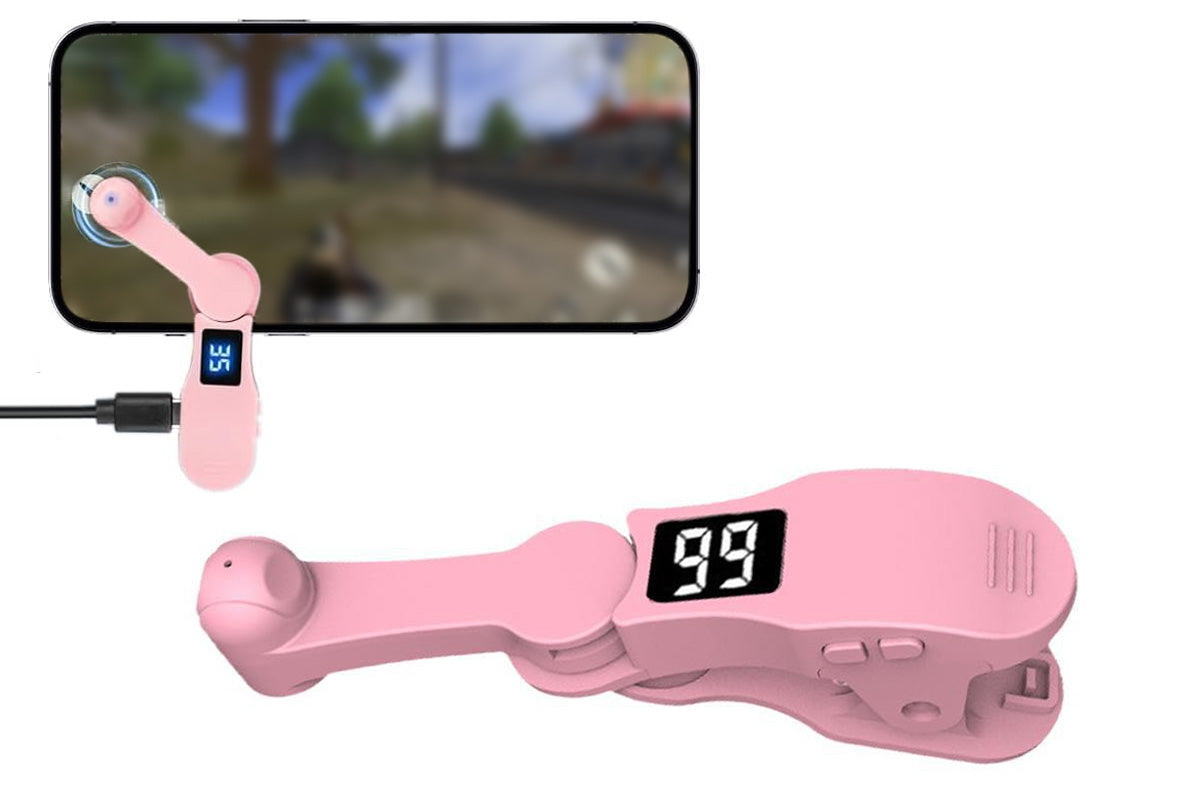USB Auto Clicker Phone Screen Tapping Device with Adjustable Speed and Display