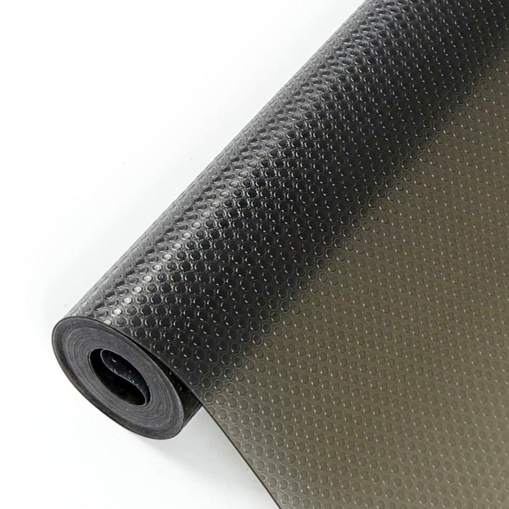 Thick EVA Drawer Liner 30x300cm with Slip Resistant Dots and Heat Resistance-Black