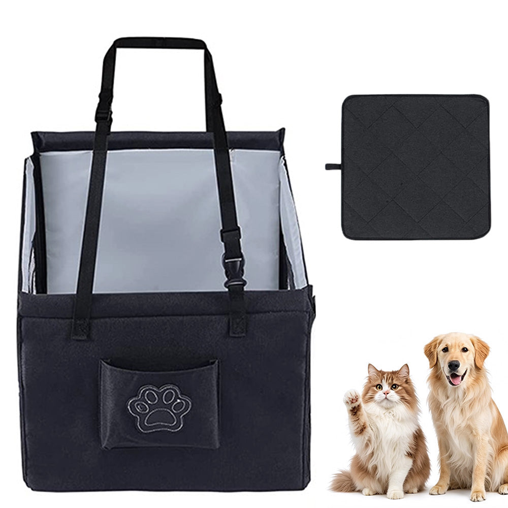 Foldable Water-resistant Dog Auto Seat Pad for Small and Medium Dogs