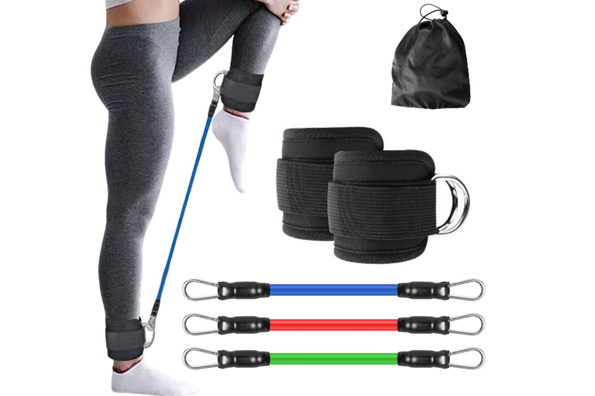 Ankle Resistance Bands Set with Cuffs Leg and Glute for Home Gym Workout
