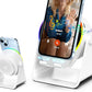 4 in 1 Wireless Induction Speaker Bluetooth Speaker with 360 Adjustable Phone Holder