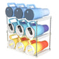 Stackable Clear Storage Rack for Wine Bottle Cup