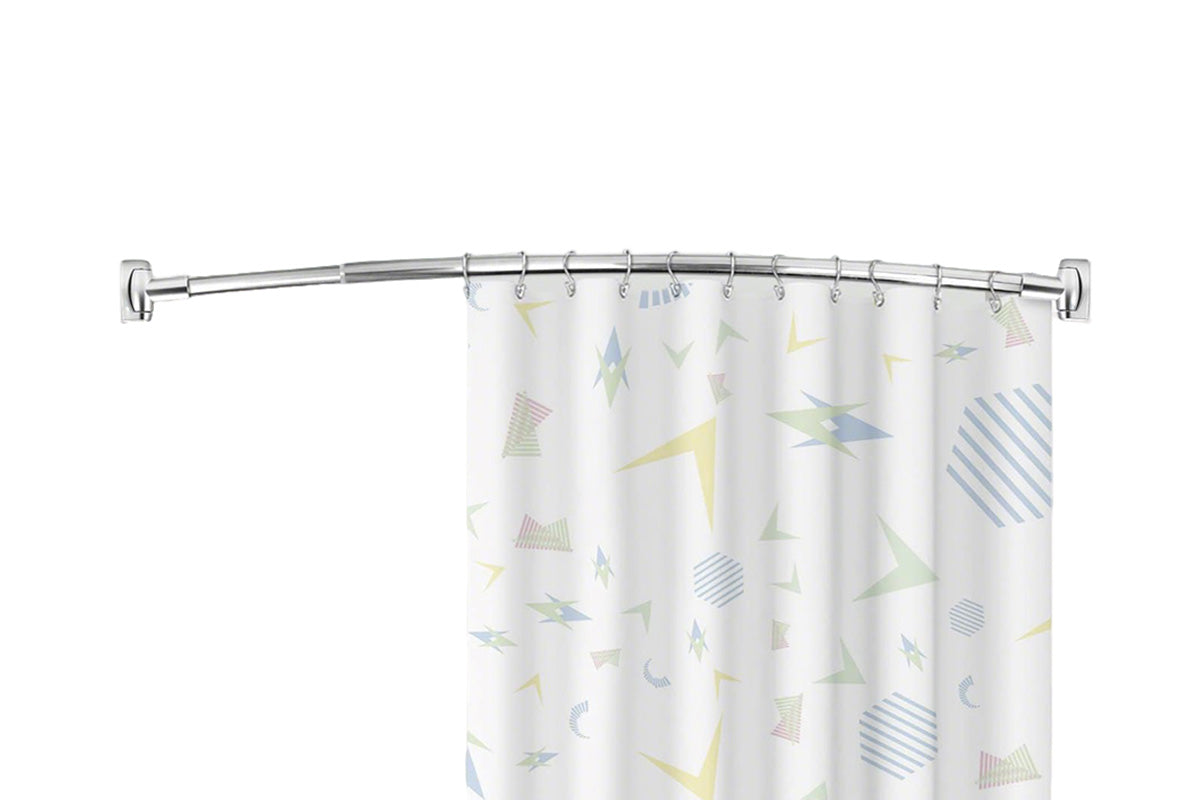 Curved Shower Curtain Rod Stainless Steel Shower Rods for Bathroom Bathtub