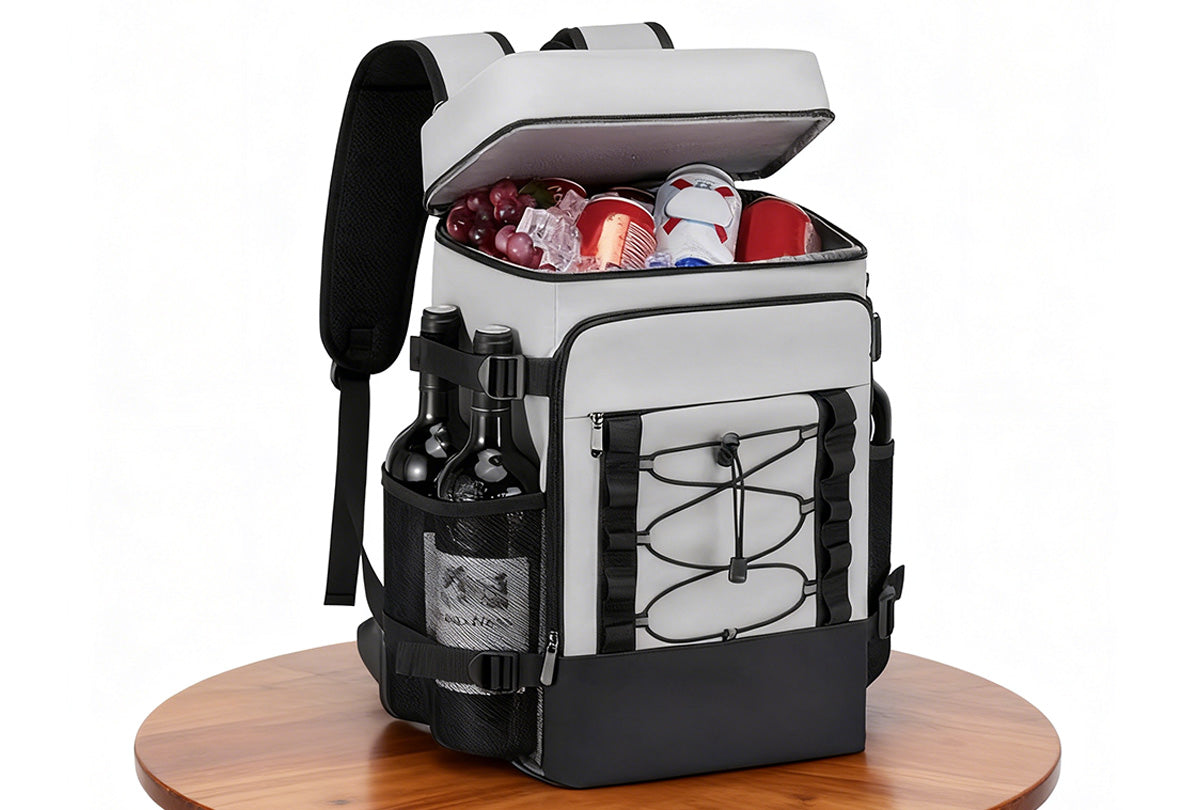 25L Insulated Cooler Backpack Freshness Preservation Backpack For Beach Travel