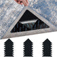 2X12 Pcs Non-Slip Rug Grippers for Hardwood Tile & Marble Floors Carpet Corner Holders