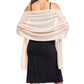 Chiffon Evening Dress Shawl for Weddings Parties 70x170cm