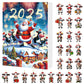 2025 Christmas Cow Advent Calendar Blind Box 24 Days Ornaments Set for Tree