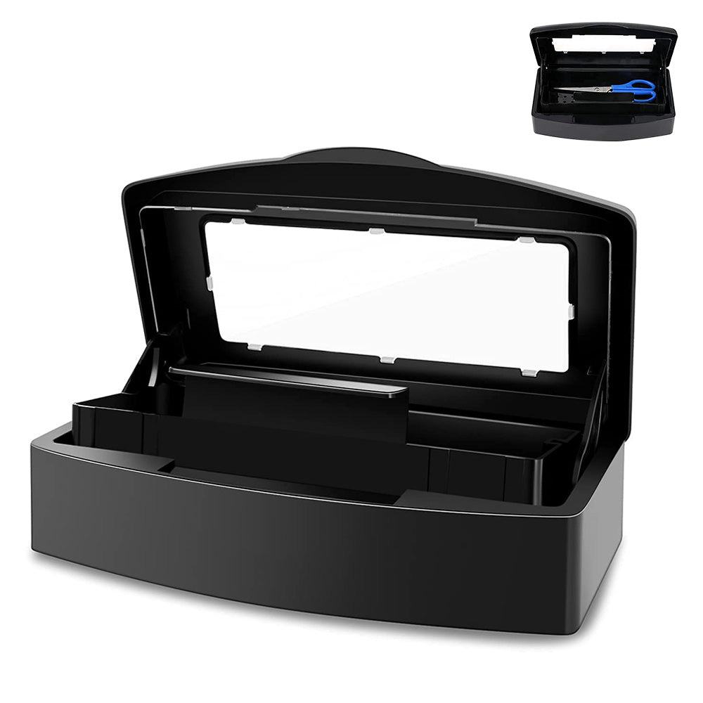Nail Tool Cleaning Soaking Cleaning Box with Lift Up Filter Tray