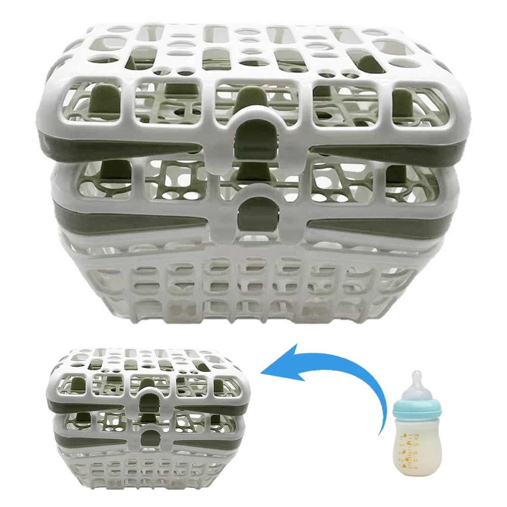 2 Pack Bottle Nipple Basket Portable Drain Basket