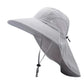 Outdoor Hiking Fishing Hat Sun Protection Unisex Neck Flap Cap Wide Brim