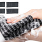 4Pcs Adult Exfoliating Washcloth Ultra-Long Back Scrubber for Shower Bath-Black