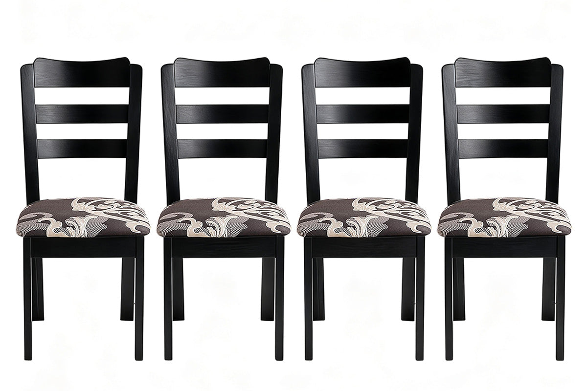 4Pcs Chair Seat Cover Stretch Chair Covers Washable Seat Cushion Slipcovers -ST1