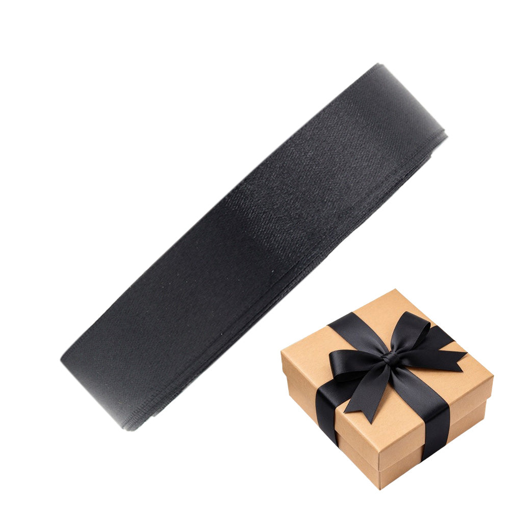 22m Double Sided Polyester Satin Ribbon for Christmas Gift Wrapping