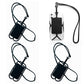 4PCS Universal Cell Phone Lanyard With Adjustable Neck Strap And Card Holder