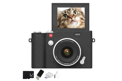 4K Digital Camera for Photography and Vlogging 64MP Compact Autofocus