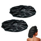 2 Pack Extra Large Waterproof Reusable PEVA Shower Caps for Long Hair