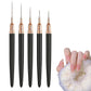 5PCS Nail Art Liner Brushes Set Nail Tools For Long Lines Thin Details Fine Drawing