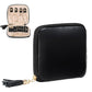 PU Multi Compartment Travel Jewelry Organizer Bag with Velvet Lining
