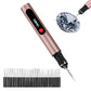 Electric Engraving Pen with 30 Bits 3-Speed Adjust Engraving Pen for Metal Wood Glass