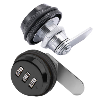 2Pcs 3 Digital Code Combination Cam Lock Furniture Post Box Cabinet Locker