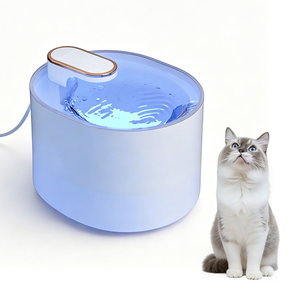 Pet Smart Water Fountain Automatic Shut Off with Red Light Indicator