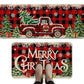 2PCS Christmas Floor Mats Set Non Slip Kitchen Rug for Bathroom Living Room Doorway