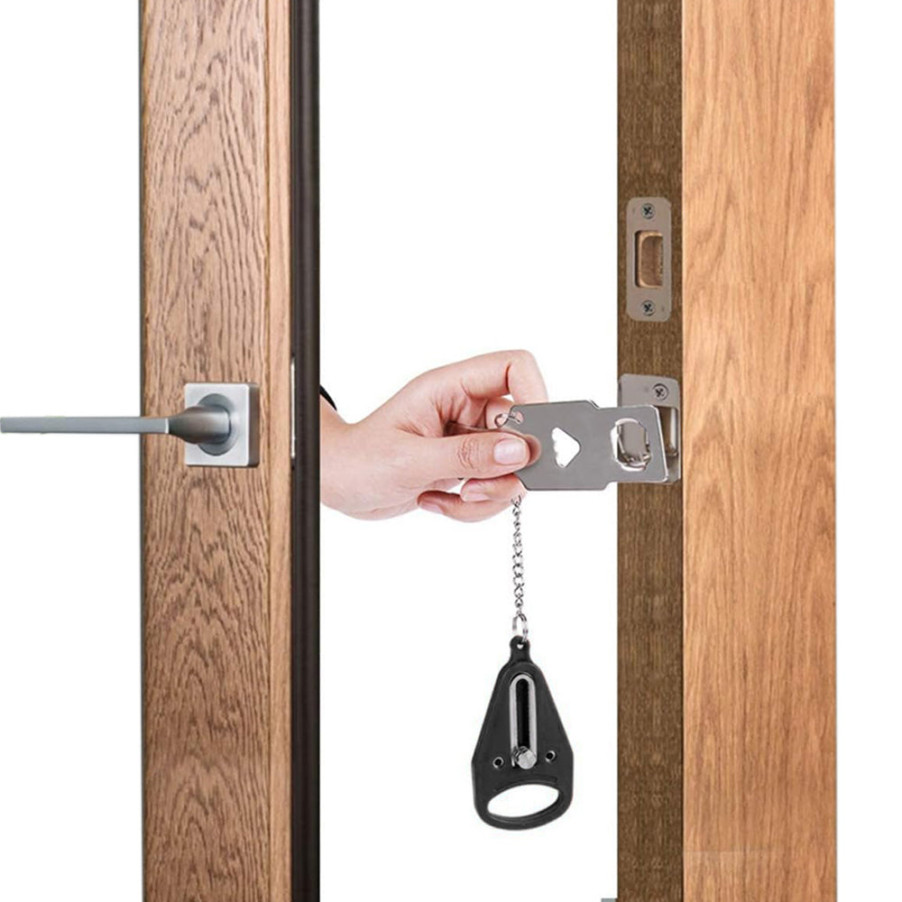 Portable Door Lock Travel Security Device for Hotel Home Apartment Bedroom