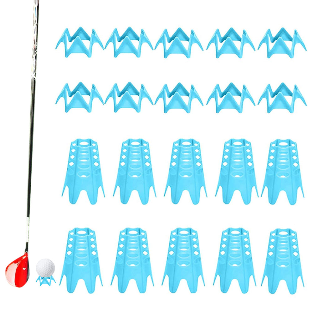 Reusable Plastic Golf Tees Lightweight for Indoor and Outdoor Golf Practice