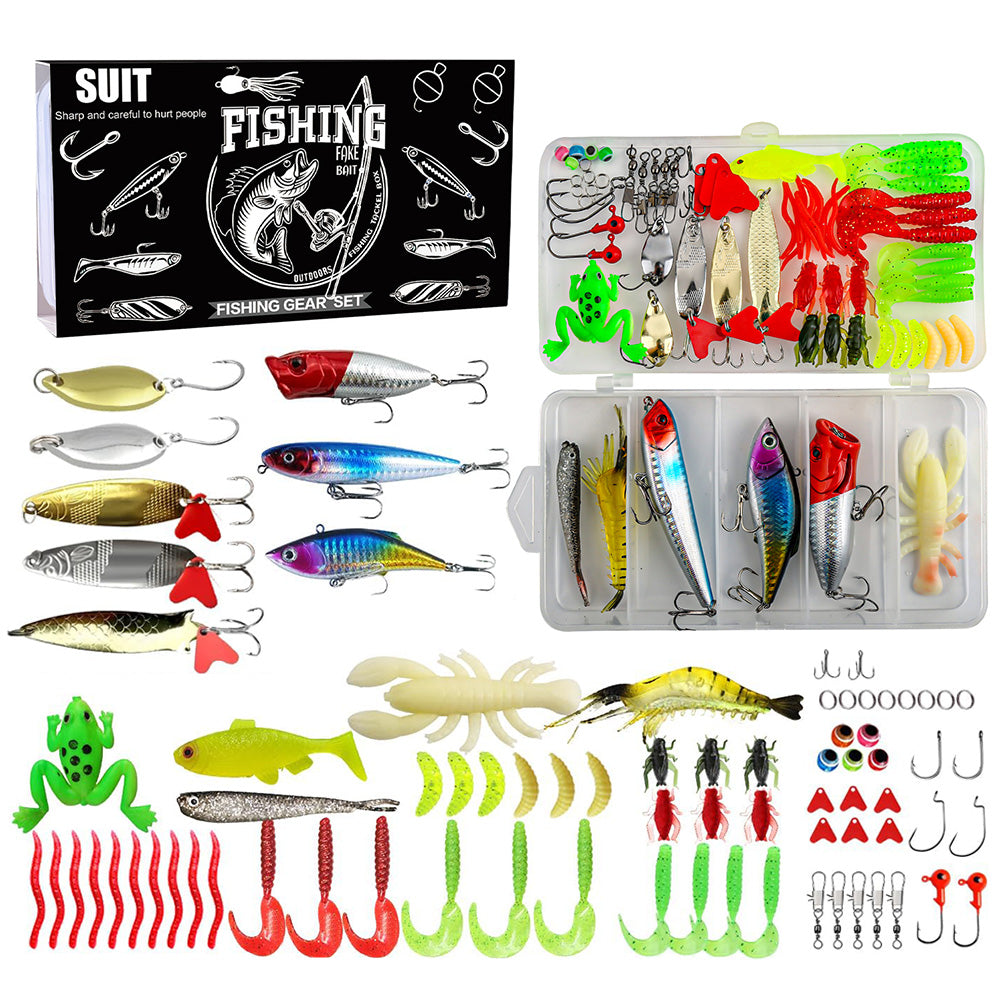 Fishing Lures kit Baits Tackle for Bass Trout Salmon Fishing Accessories