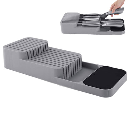 Storage Rack Knife Block Organizer Kitchen Knives Holder Countertop or Drawer Use