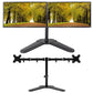Monitor Stand Vertical Desktop Mount Freestanding Adjustable V-Base HD LED TV Screens