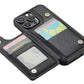 Wallet Case for iPhone 16 Pro Max iPhone16Pro Max 16Pro with Card Holder and RFID Blocking-Black