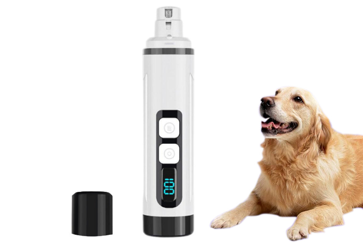 Pet Nail Grinder with LED Light Rechargeable Dog Cat Nail Trimmer