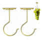 2Pcs Self Adhesive Foldable Banana Hook for Under Cabinet Metal Holder for Kitchen