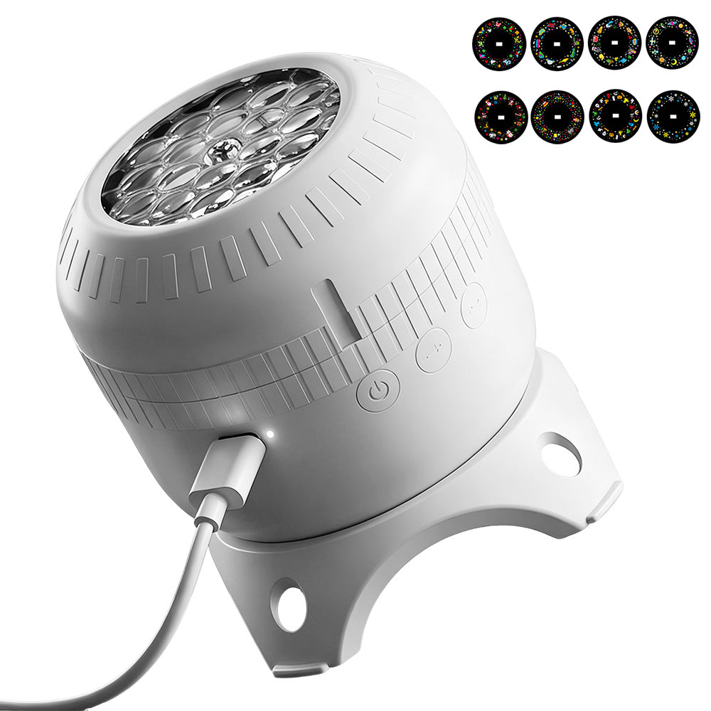 Christmas Projector Lights with 8 Pattern Festival Decoration Projector for Bedroom Living Room Car