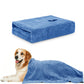 70x140cm Microfiber Pet Towel, Absorbent Drying Towel for Dogs, Lightweight Cloth for Home and Travel