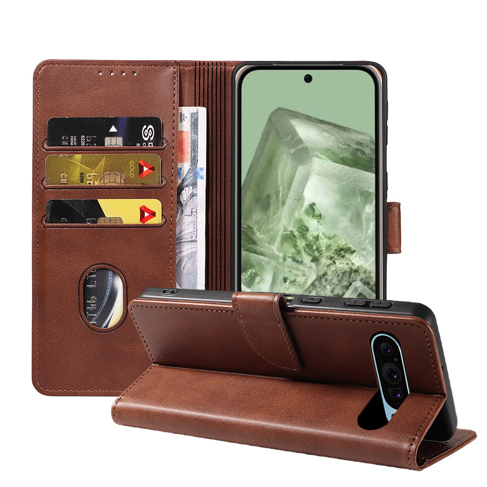 Wallet Case for Pixel 10 and 10 Pro Holder Snap-Lock Flip Cover