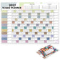 2027 Full Year Wall Calendar for Home Office and School Planning