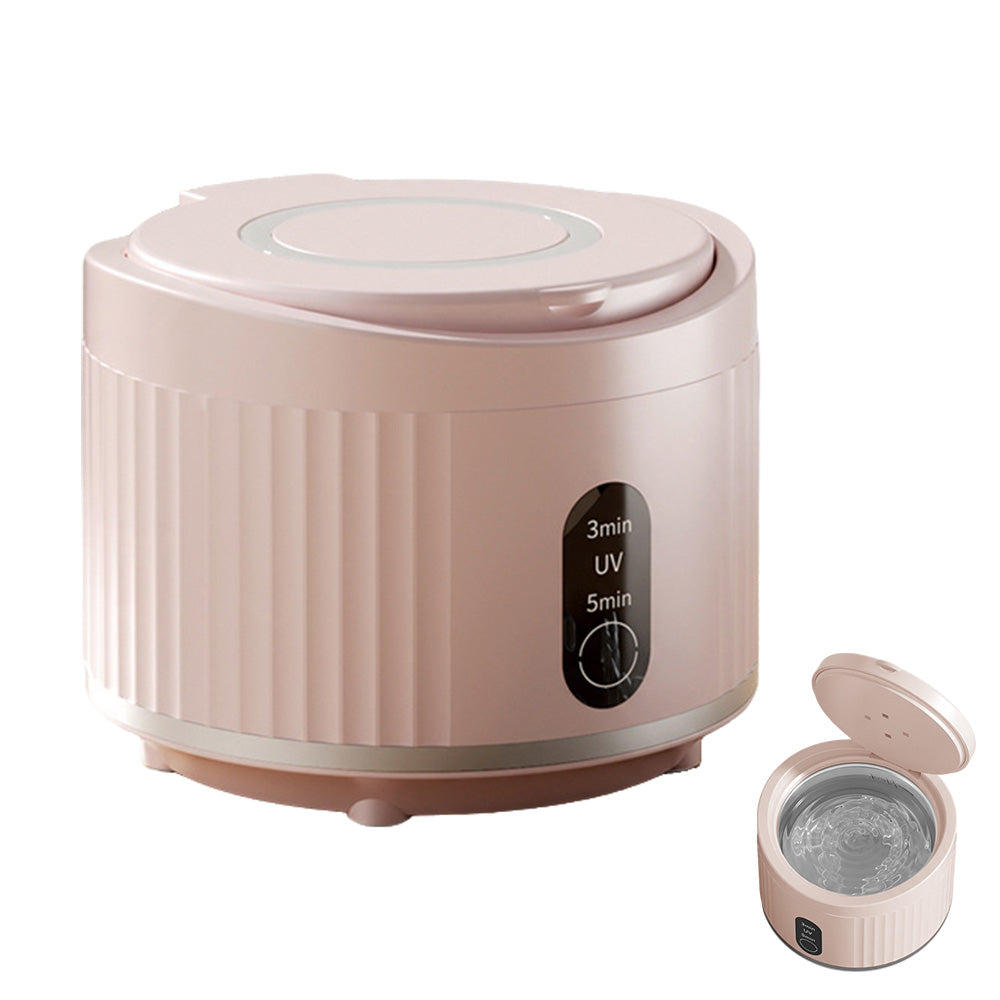 Rechargeable Ultrasonic Retainer Cleaner with 3 Modes for Dentures Jewelry