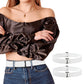 2Pcs Women Adjustable Stretch Belt Invisible Elastic Waistband for Pants Jeans Dresses