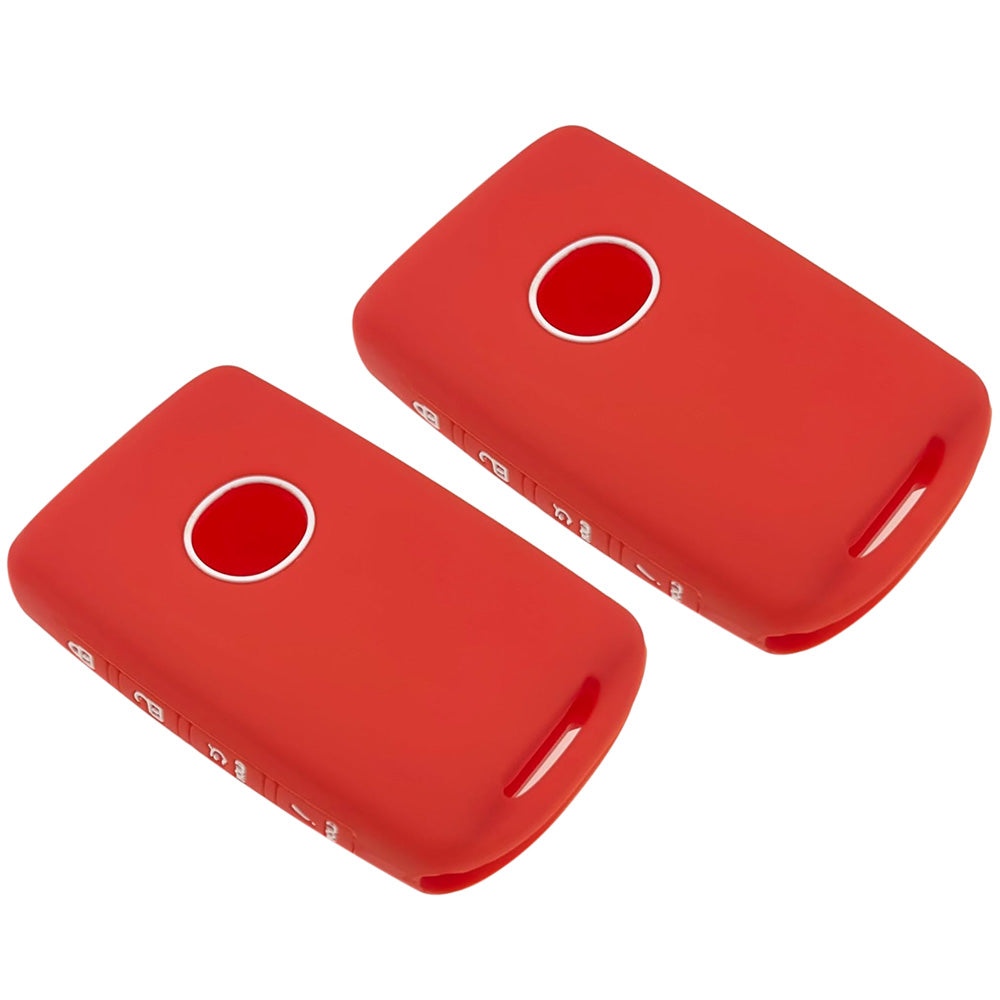 2 PCS Light Silicone Car Key Cover Cases Compatible with Mazda CX-3 CX-4 CX-5 CX-30